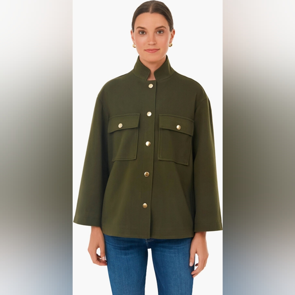 Tuckernuck Olive Green Marant Shirt Jacket size medium